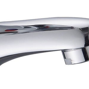 Cloakroom Basin Mixer Tap Chrome Basin Sink Mono Bathroom + Fixings + Waste - MonkeyTools