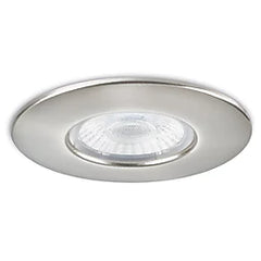 COLLINGWOOD DT4 FIXED FIRE RATED LED DOWNLIGHT BRUSHED STEEL 4.6W 460LM