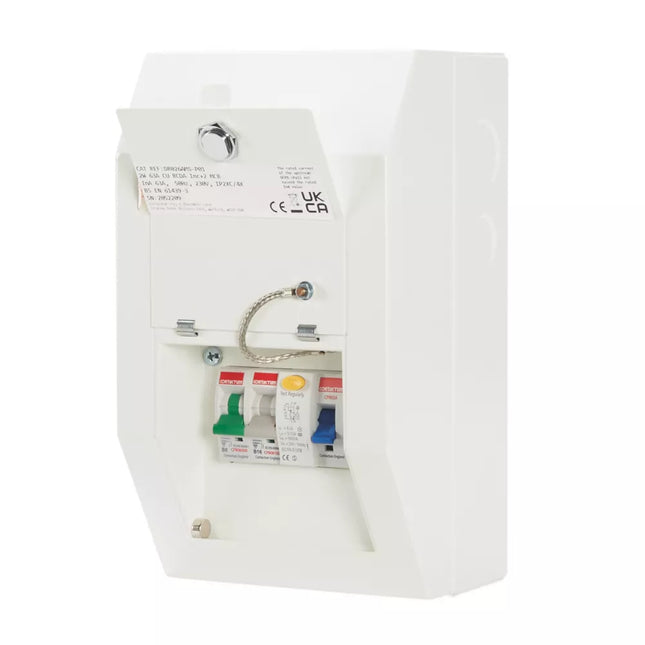 CONTACTUM DEFENDER 1.0 4-MODULE 2-WAY POPULATED GARAGE CONSUMER UNIT - MonkeyTools