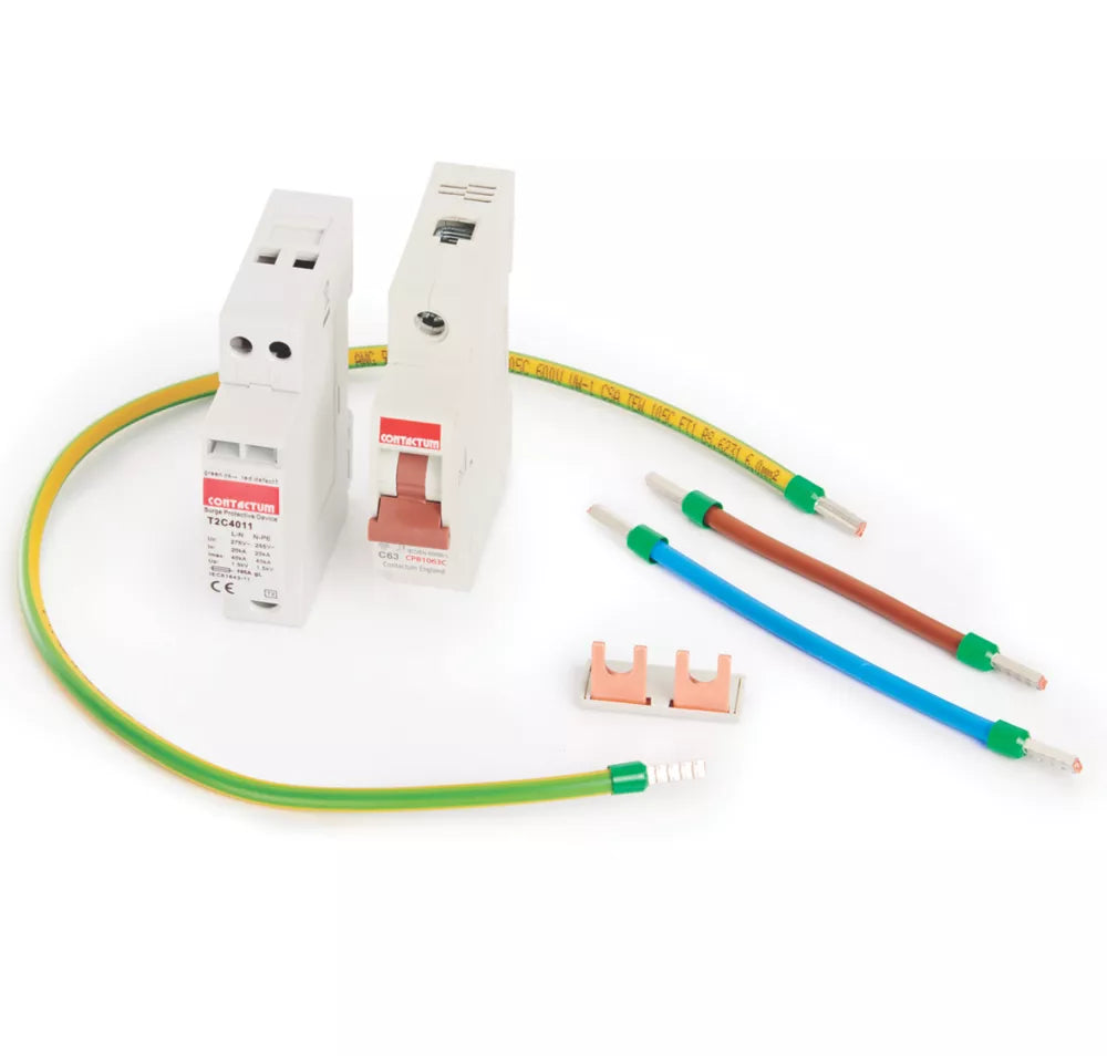 CONTACTUM DEFENDER SP & N TYPE 2 SURGE PROTECTION DEVICE 40KA - MonkeyTools
