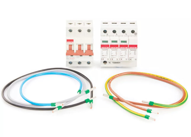 CONTACTUM DEFENDER TP & N 3-PHASE TYPE 2 SURGE PROTECTION DEVICE 40KA - MonkeyTools