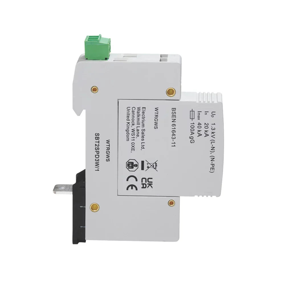 CRABTREE STARBREAKER DP TYPE 2 MINIATURE SURGE PROTECTION DEVICE 40KA - MonkeyTools