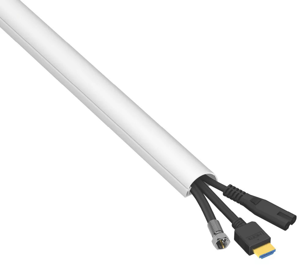 D-LINE PVC WHITE MINI TRUNKING 30MM X 15MM X 2M - MonkeyTools