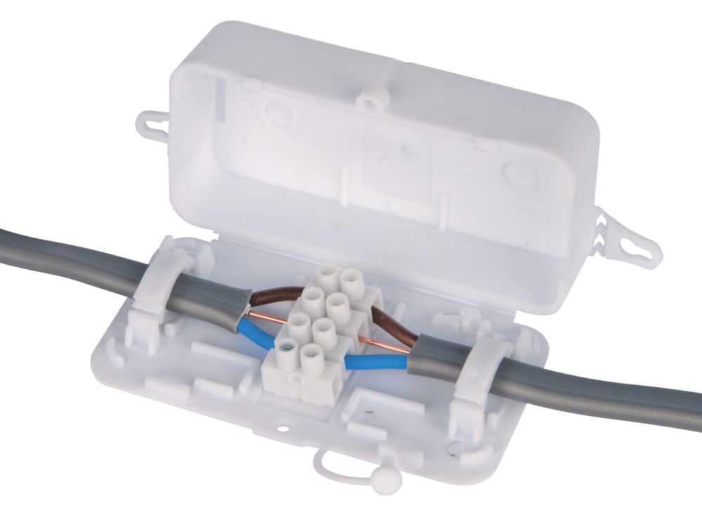 DEBOX 24A IN-LINE JUNCTION BOX WHITE - MonkeyTools