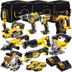 Dewalt 18v XR Li-Ion 10 Piece Pack 4 X 5Ah Batteries Charger DEW-KIT4M - MonkeyTools