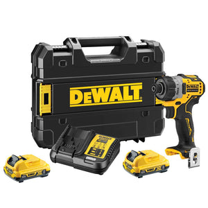 Dewalt DCF601D2 12V Brushless Sub Compact Screwdriver with 2 x 2.0Ah Batteries Charger & Case - MonkeyTools