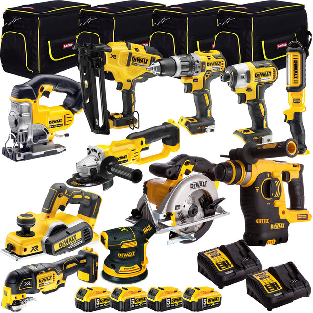 DeWalt 18V 11 Piece Cordless Power Tool Kit T4TKIT-940 - MonkeyTools
