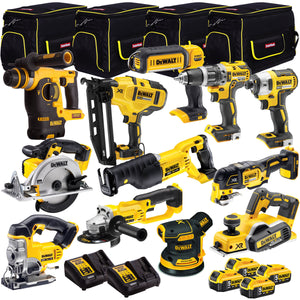 Dewalt 18V 12 Piece Power Tool Kit with 4 x 5.0Ah Batteries T4TKIT-848 - MonkeyTools