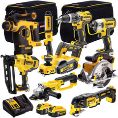 Dewalt 18V 9 Piece Power Tool Kit with 2 x 5.0Ah Batteries T4TKIT-924