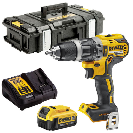 Dewalt DCD796N 18V Brushless Combi Drill 1 x 4.0Ah Battery Charger & Case - MonkeyTools