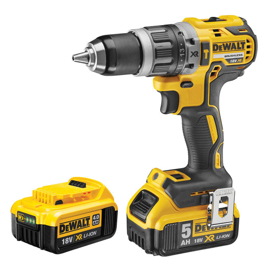 Dewalt DCD796P2 18V XR Brushless Combi Drill With 2 x 5.0Ah Batteries Charger In Case - SPL - MonkeyTools