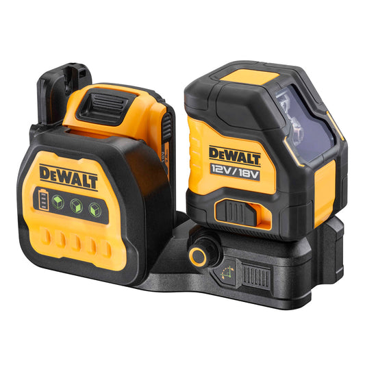 Dewalt DCE088D1G18 12/18V XR Self-Levelling Cross Line Green Beam Laser With 2.0Ah Battery - MonkeyTools