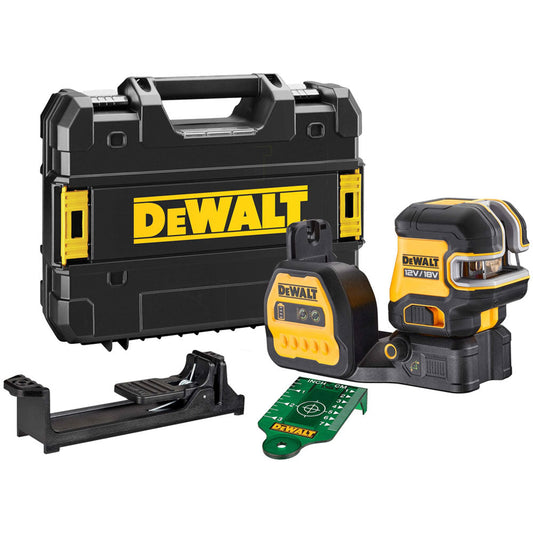 Dewalt DCE825NG18 12/18V 5 Spot & Cross Green Beam Laser Body Only - MonkeyTools