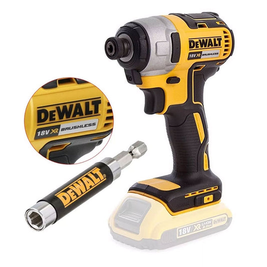 Dewalt DCF887 18V XR Brushless Impact Driver with 80mm Screwdriving Bit Holder - MonkeyTools