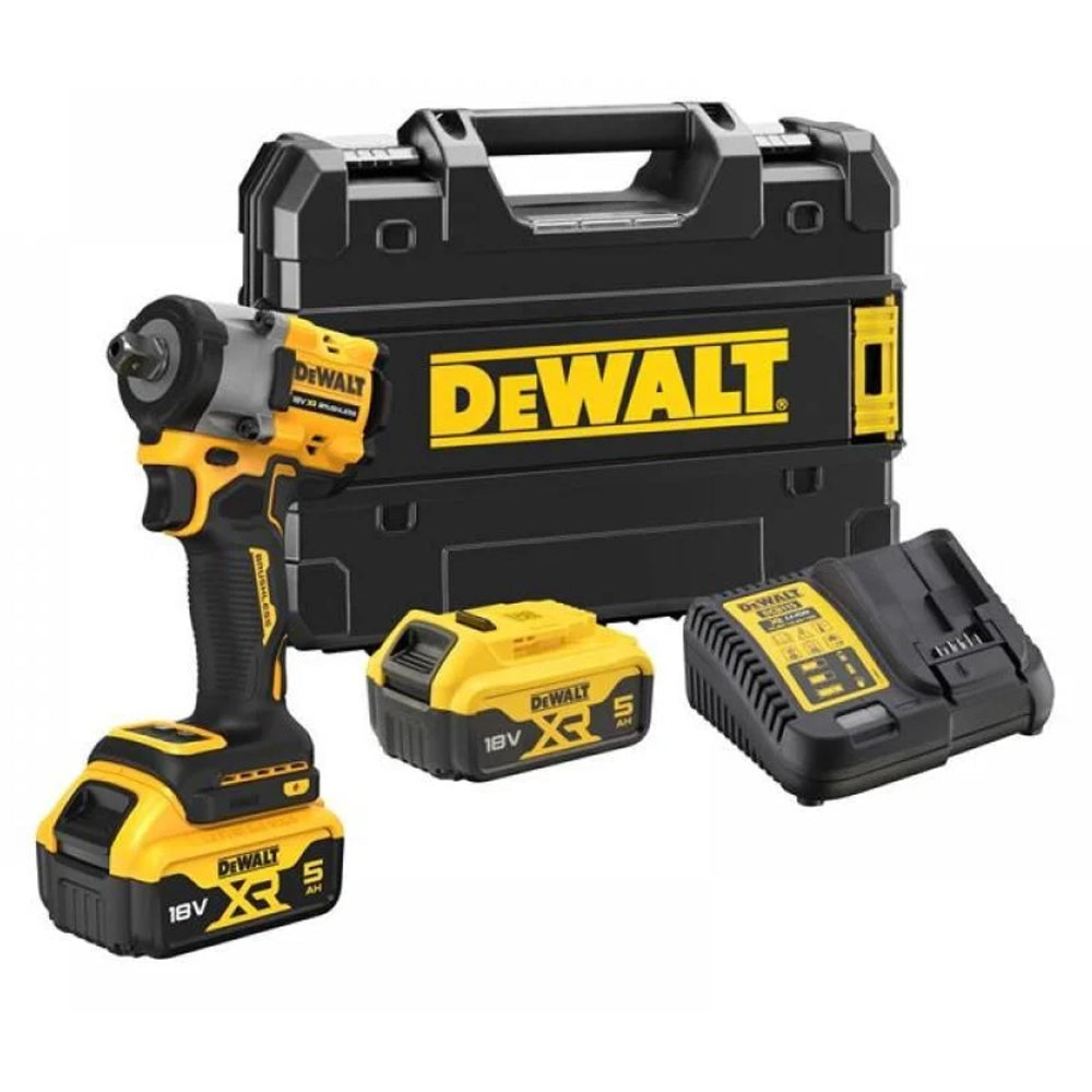 Dewalt DCF922P2T 18V XR Brushless 1/2" Impact Wrench With 2 x 5.0Ah Batteries - MonkeyTools