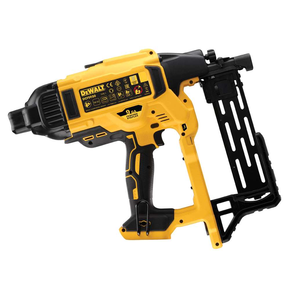 Dewalt DCFS950P2 18V XR Brushless First Fix Fencing Stapler with 2 x 5.0Ah Battery & Charger In Case - MonkeyTools