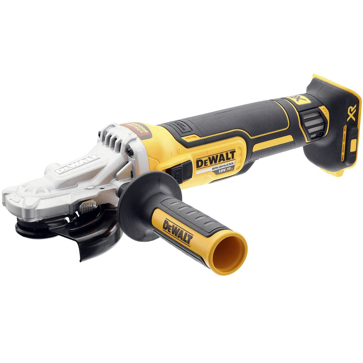 Dewalt DCG405FN 18V Brushless Flat Head Slide Angle Grinder Body Only - MonkeyTools