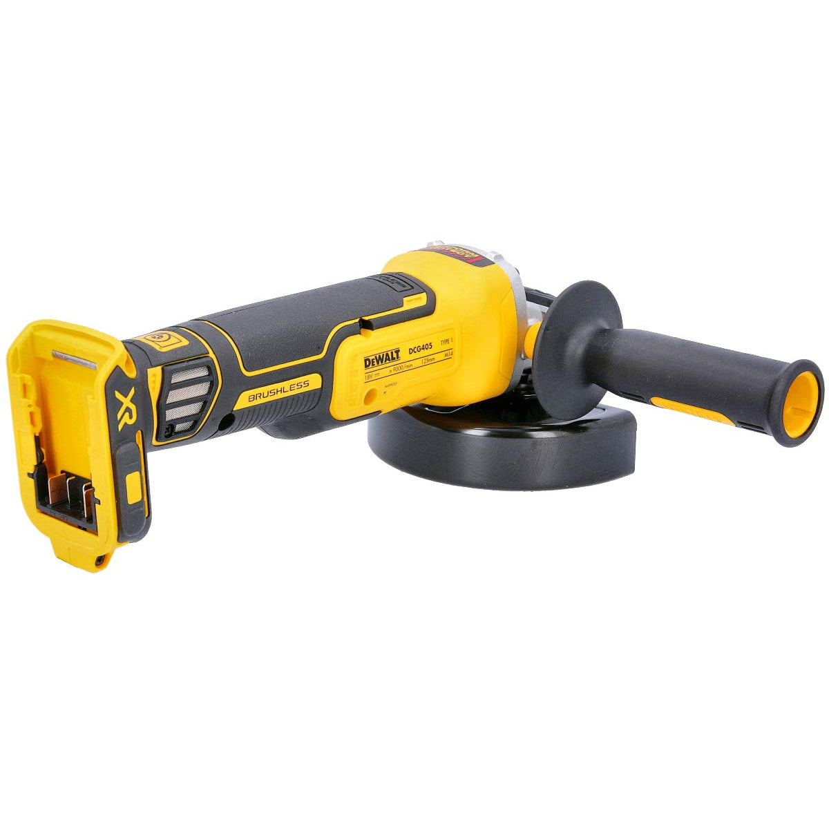 Dewalt DCG405N 18V Brushless 125mm Angle Grinder with 1 x 4.0Ah Battery & Charger - MonkeyTools