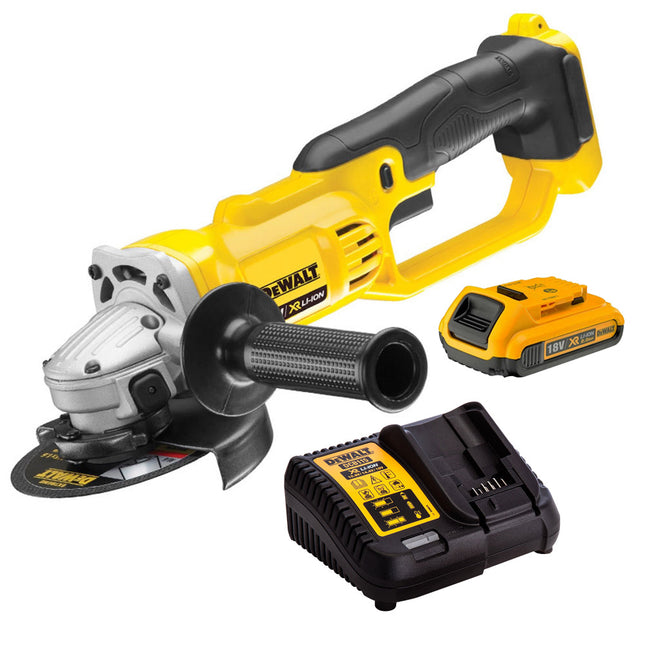 DeWalt DCG412N 18V 125mm Angle Grinder with 1 x 2.0Ah Battery & Charger - MonkeyTools