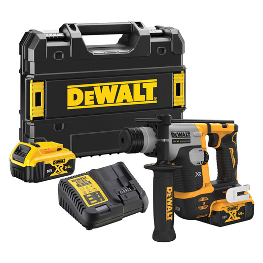 Dewalt DCH172P2 18V XR SDS Plus Rotary Hammer With 2 x 5.0Ah Batteries Charger & Case - MonkeyTools