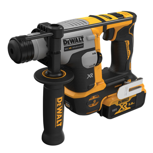 Dewalt DCH172P2 18V XR SDS Plus Rotary Hammer With 2 x 5.0Ah Batteries Charger & Case - MonkeyTools