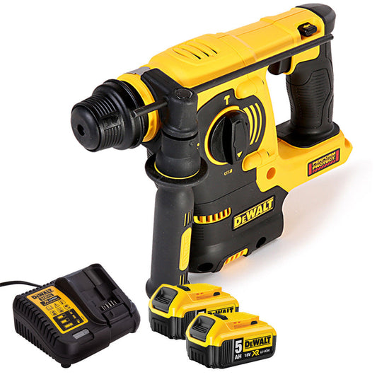 Dewalt DCH253N 18V Rotary Hammer Drill Kit 2 x 5Ah Battery & Charger - MonkeyTools
