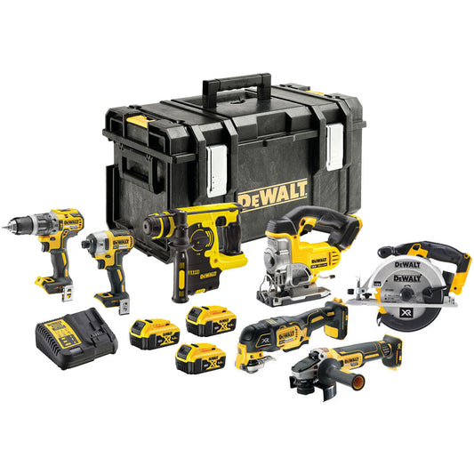 Dewalt DCK755PTX XR Li-Ion 18V 7 Piece Kit 3 x 5.0Ah Batteries - MonkeyTools