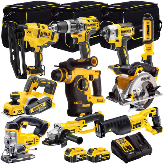 DeWalt DCKT4T10BP2 18V XR 10 Piece with 2 x 5.0Ah Li-ion KIT - MonkeyTools