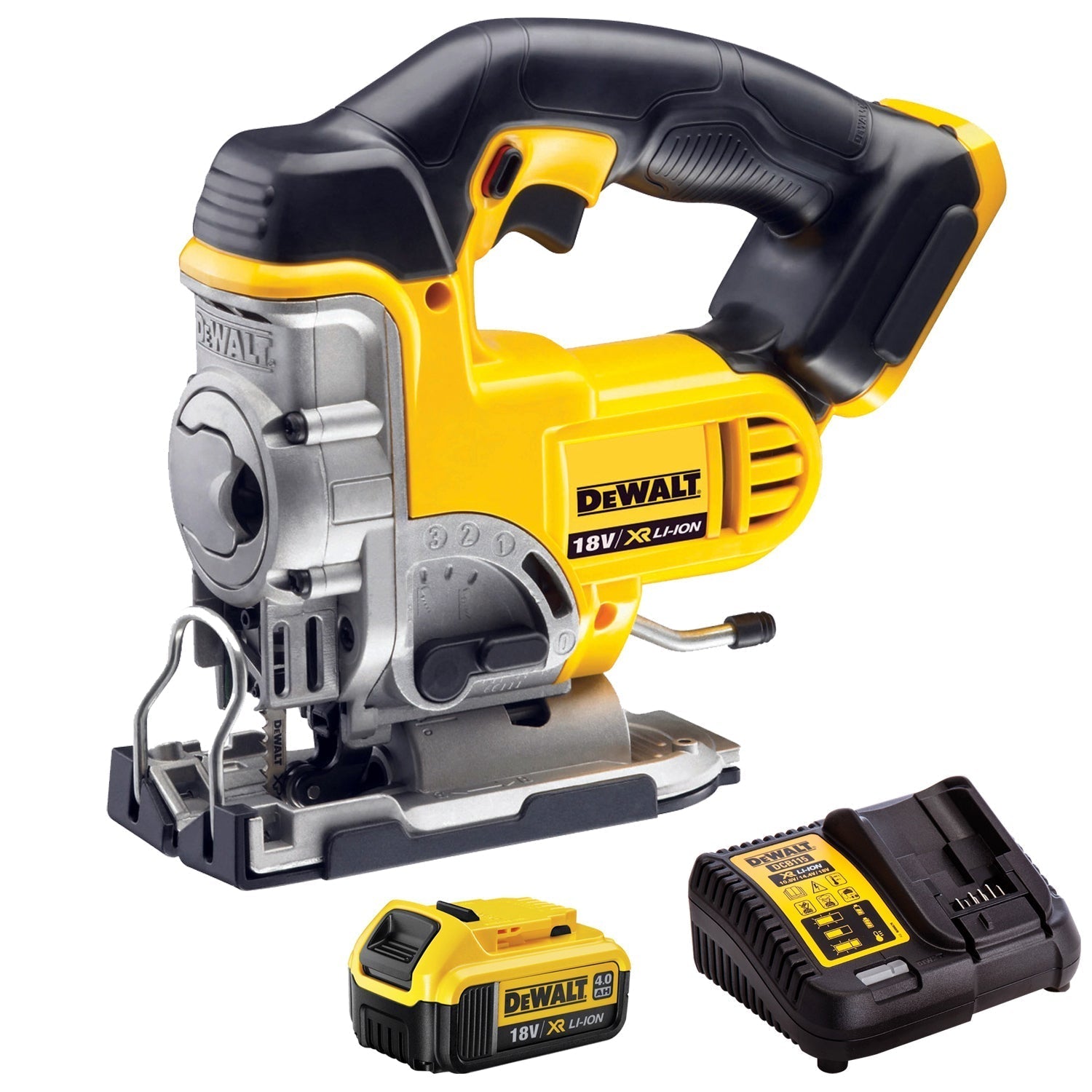 Dewalt DCS331N 18V XR Cordless Jigsaw With 1 x 4.0Ah Battery & Charger - MonkeyTools