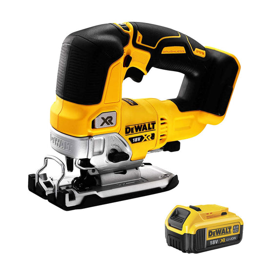 Dewalt DCS334N 18V Brushless Top Handle Jigsaw with 1 x 4.0Ah Battery - MonkeyTools