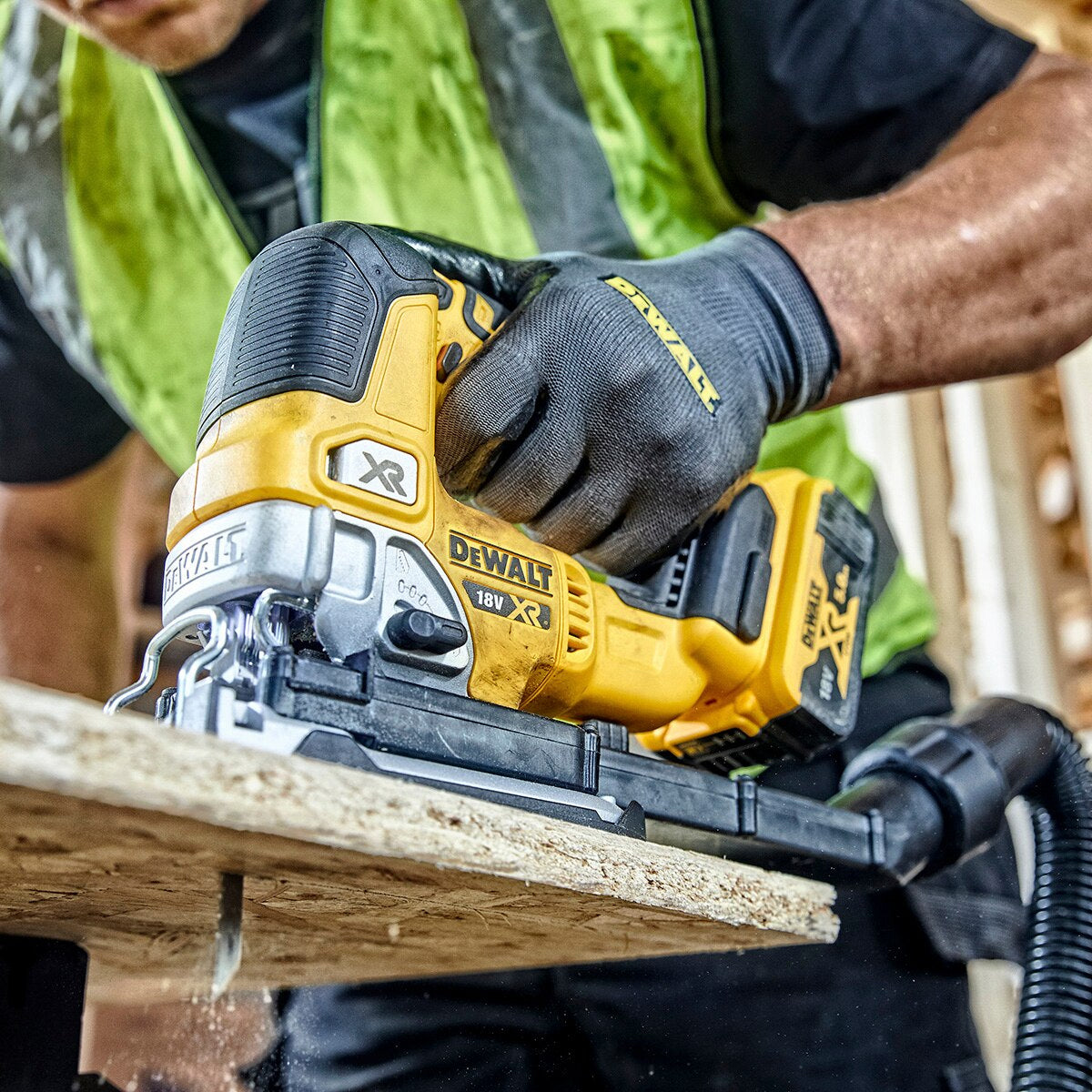 DeWalt DCS334N 18V Brushless Top Handle Jigsaw with 1 x 5.0Ah Battery - MonkeyTools