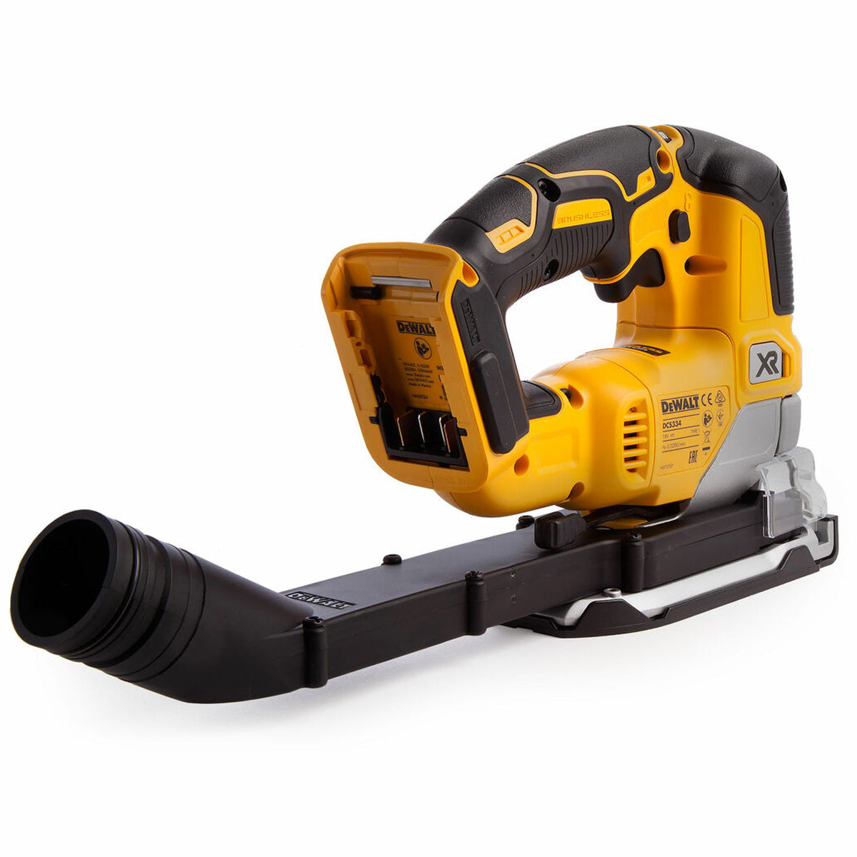 DeWalt DCS334N 18V Brushless Top Handle Jigsaw with 2 x 5.0Ah Batteries & Charger - MonkeyTools