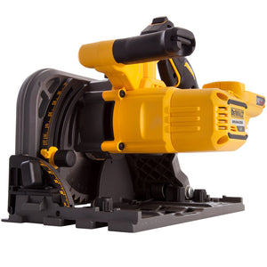 DeWalt DCS520NT 54V XR Flexvolt Brushless 165mm Plunge Saw with 2 x 1.5m Guide Rail & Case + Rail Bag - MonkeyTools