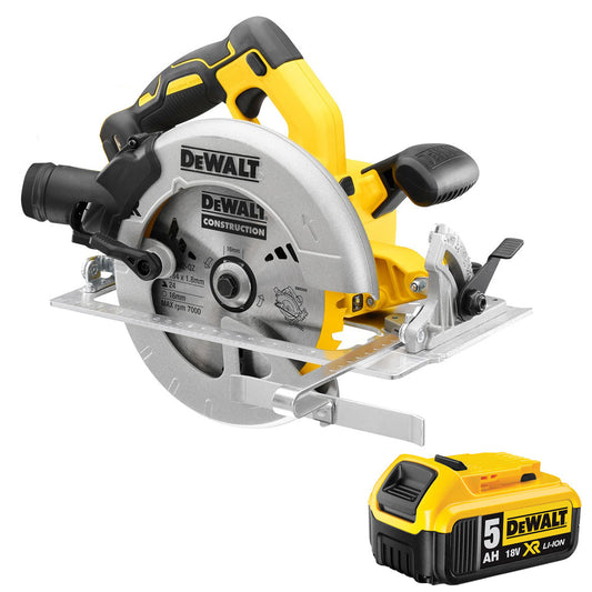 DeWalt DCS570N 18V 184mm Brushless Circular Saw with 1 x 5.0Ah Battery - MonkeyTools