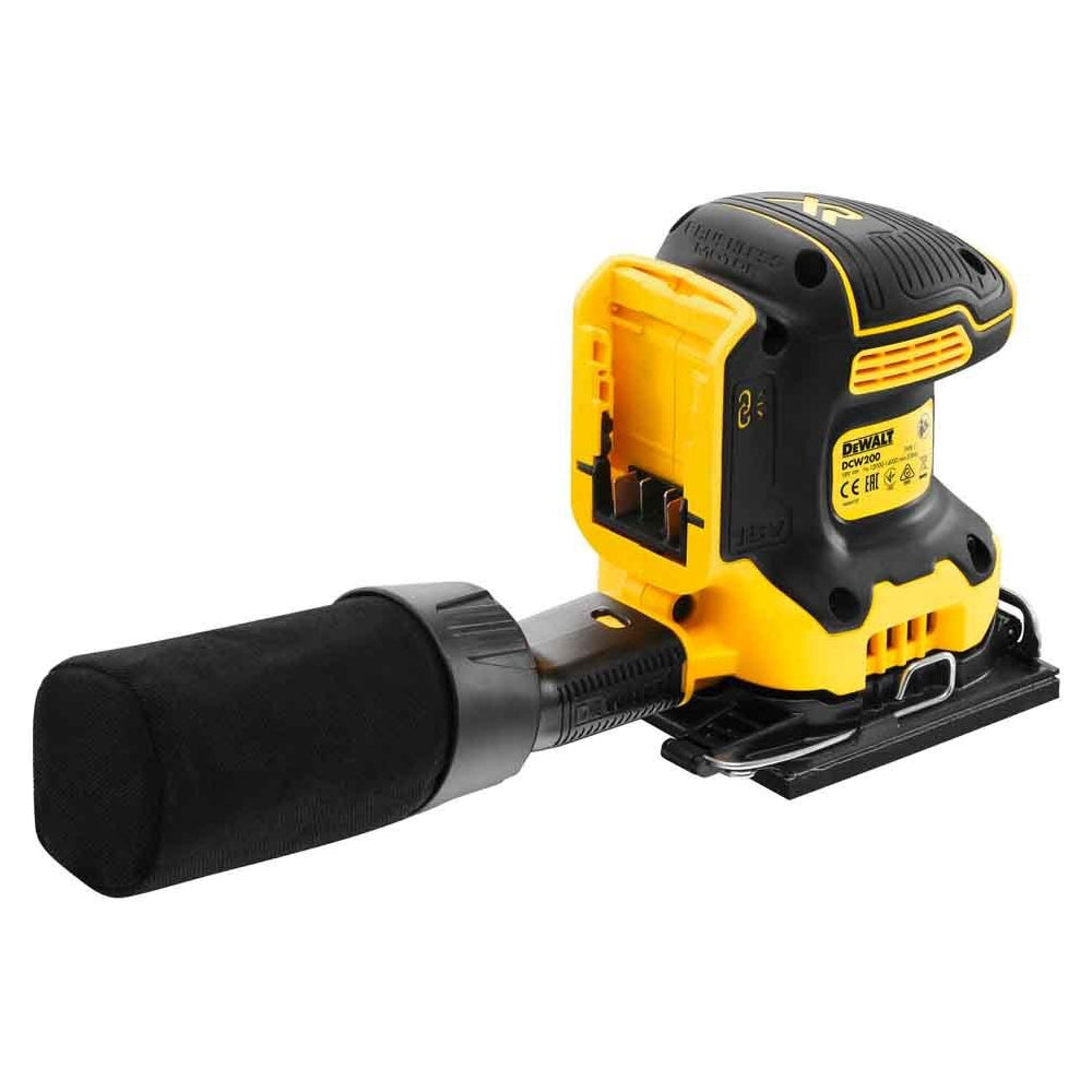 Dewalt DCW200N 18V XR Brushless 115mm Palm Sander Body Only - MonkeyTools