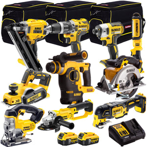 DeWalt DEWT4T10AP2 18V XR 10 Piece with 2 x 5.0Ah Li-ion KIT - MonkeyTools