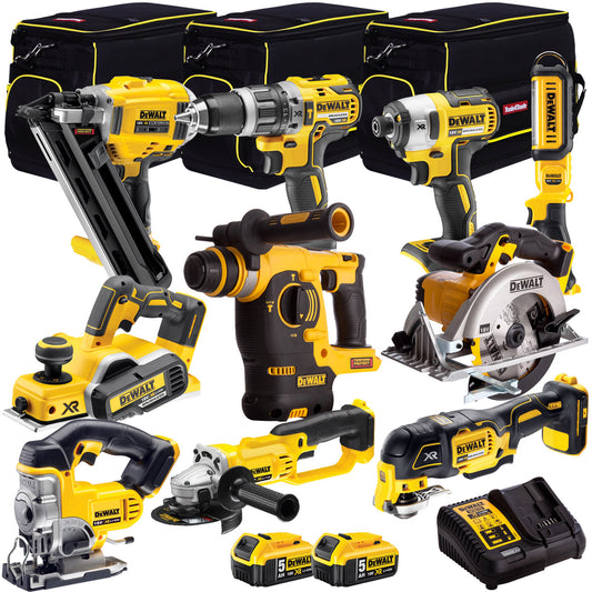 DeWalt DEWT4T10AP2 18V XR 10 Piece with 2 x 5.0Ah Li-ion KIT - MonkeyTools
