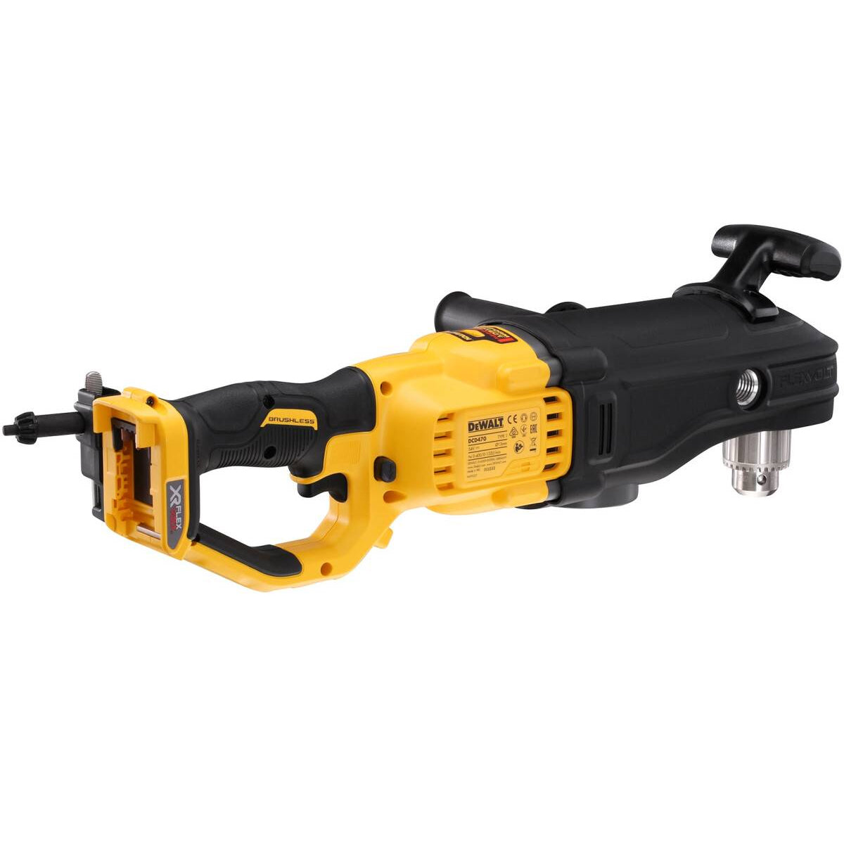 DeWalt DCD470N 54V XR Flexvolt Brushless Right Angled Core Drill with 1 x 9.0Ah Battery - MonkeyTools