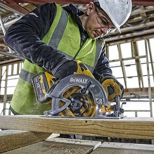 Dewalt DCS579X2 54V Flexvolt Brushless 190mm Circular Saw with 2 x 9.0Ah Battery Charger & Case - MonkeyTools