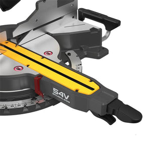 Dewalt DCS781X2 54V XR FlexVolt 305mm Crosscut Sliding Mitre Saw With 2 x 9.0Ah/3.0Ah Batteries Charger - MonkeyTools