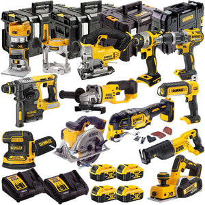 Dewalt 18V 12 Piece Power Tool Kit with 4 x 5.0Ah Batteries T4TKIT-4825 - MonkeyTools
