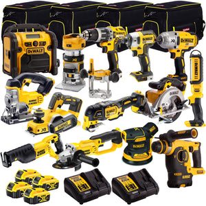 Dewalt 18V 14 Piece Power Tool Kit with 4 x 5.0Ah Batteries T4TKIT-488 - MonkeyTools