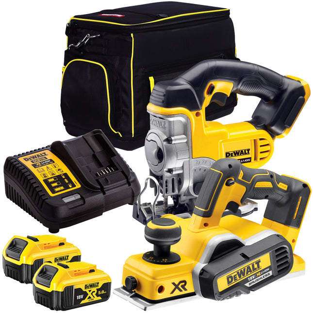 Dewalt 18V 2 Piece Power Tool Kit with 2 x 5.0Ah Batteries MTKIT-726 - MonkeyTools