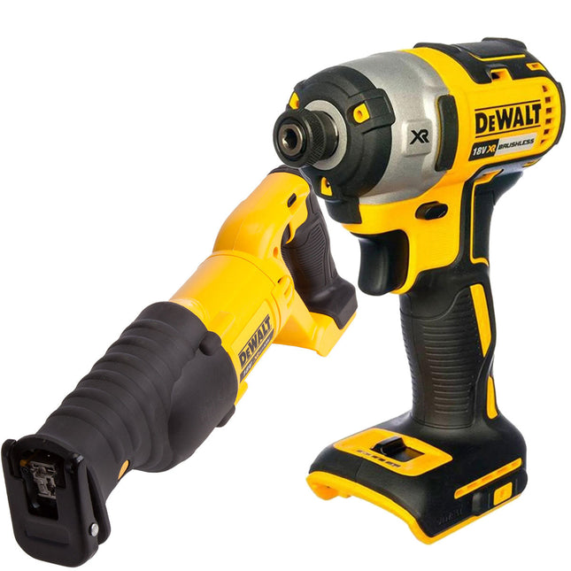 Dewalt 18V Cordless Reciprocating Saw & Impact Driver Twin Pack - MonkeyTools