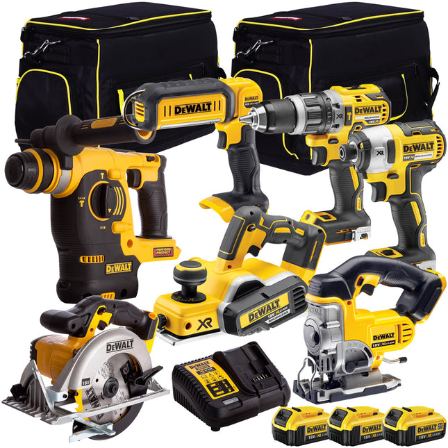 Dewalt 18v XR Li-Ion 7 Piece Pack 3 x 4Ah Batteries Charger DEW-KIT-2 - MonkeyTools