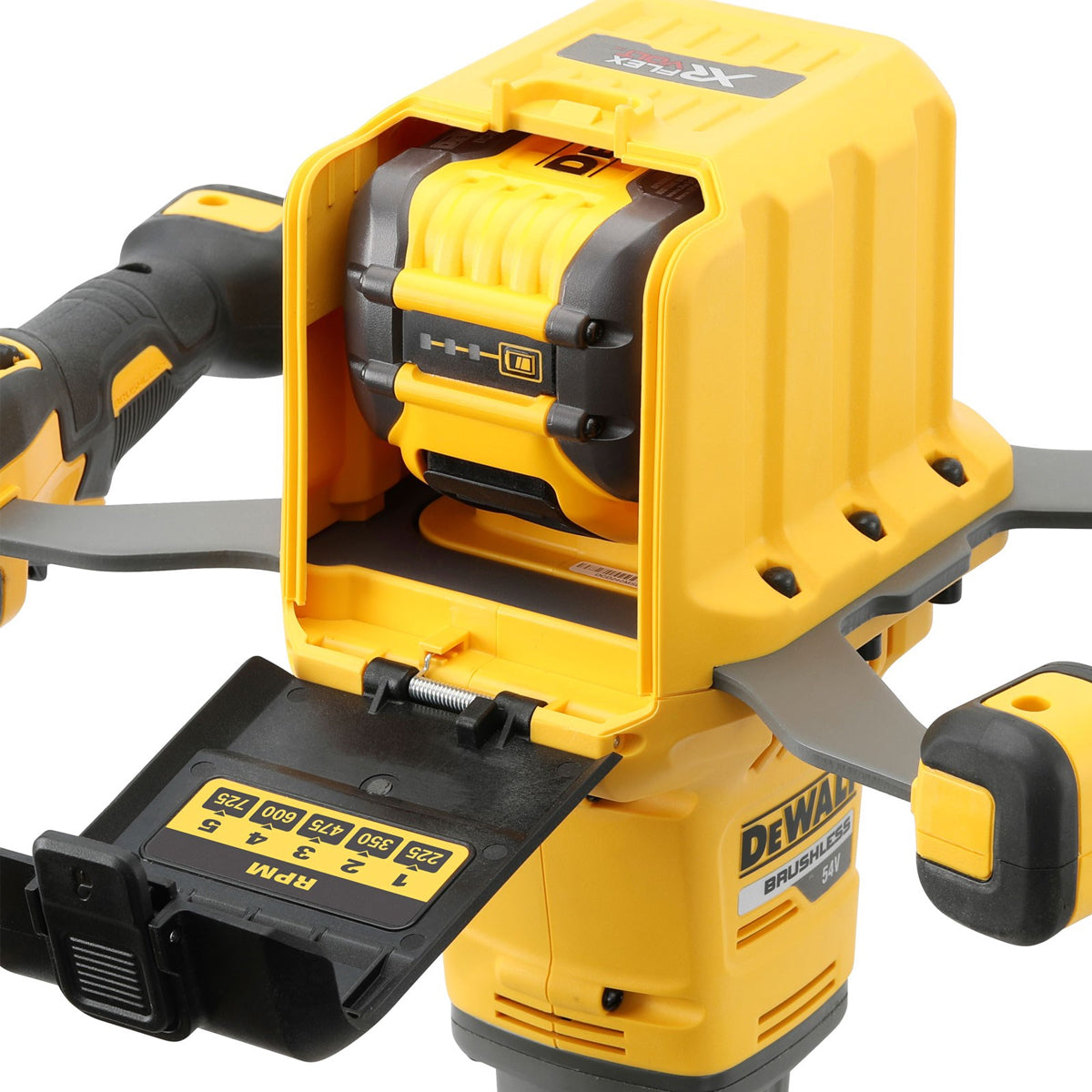 Dewalt DCD240X2 54V Flexvolt Brushless Paddle Mixer with 2 x 9.0Ah Batteries & Charger - MonkeyTools