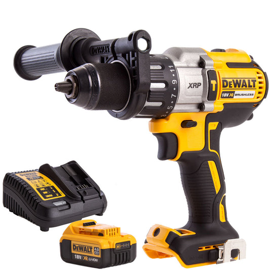 Dewalt DCD996N 18V Brushless Combi Drill with 1 x 4.0Ah Battery & Charger - MonkeyTools