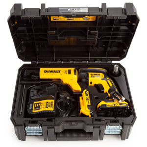 DeWalt DCF620P2K 18V XR Brushless Collated Drywall Screwdriver with 2 x 5.0Ah Batteries Charger & Case - MonkeyTools
