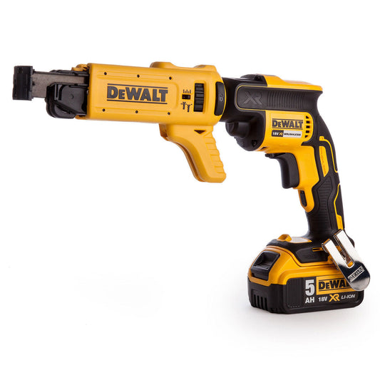 DeWalt DCF620P2K 18V XR Brushless Collated Drywall Screwdriver with 2 x 5.0Ah Batteries Charger & Case - MonkeyTools