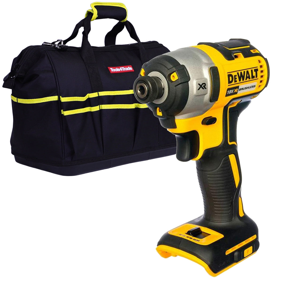 Dewalt DCF887N 18V XR Cordless 3 Speed Brushless Impact Driver with Bag - MonkeyTools